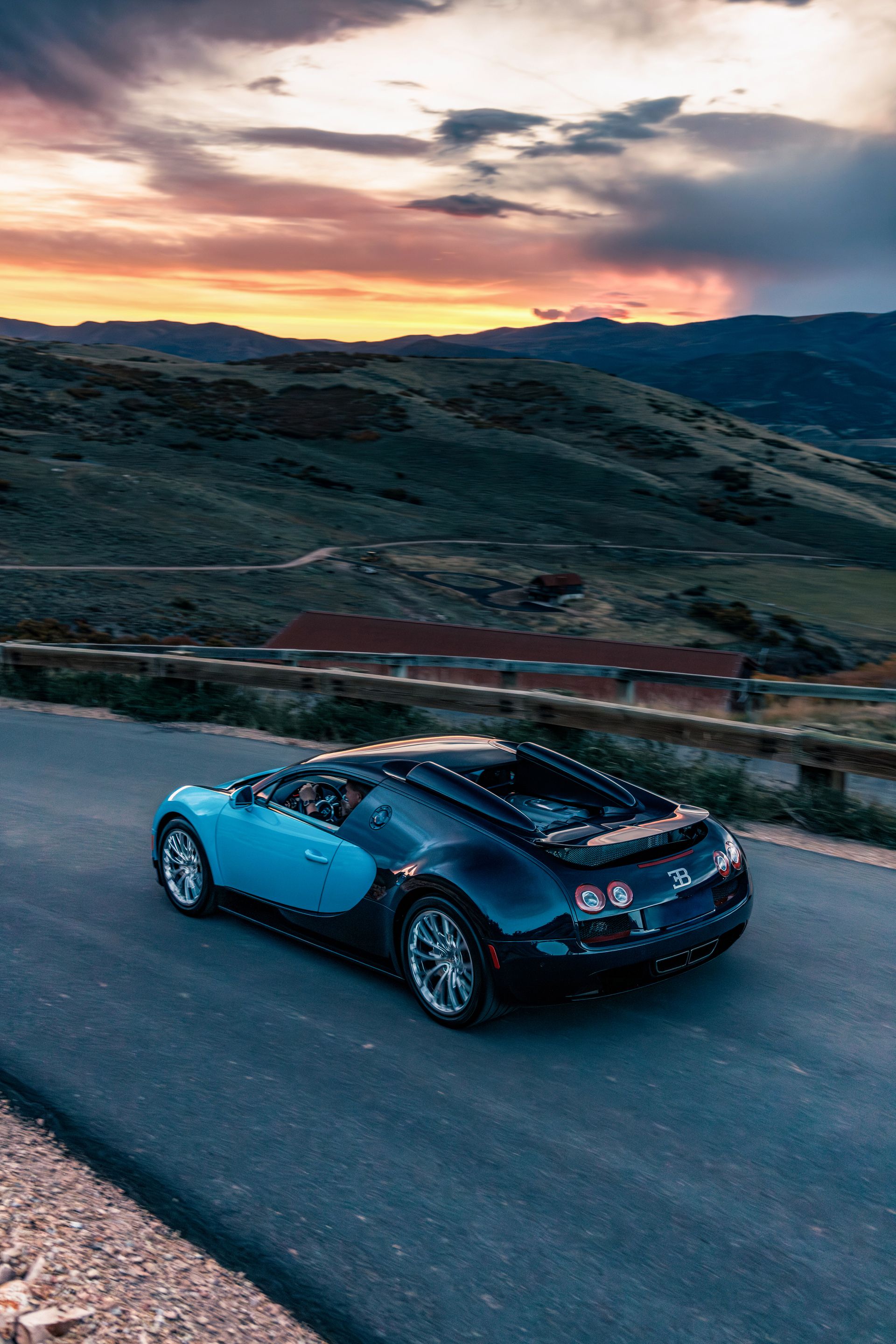 Les participants au Bugatti Grand Tour America 2023 ont pu profiter de vues magnifiques.